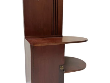 Art Deco Cabinet or Dry Bar with Clock, 1930s